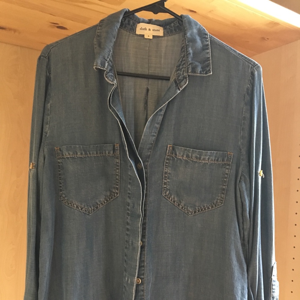 Soft denim shirt